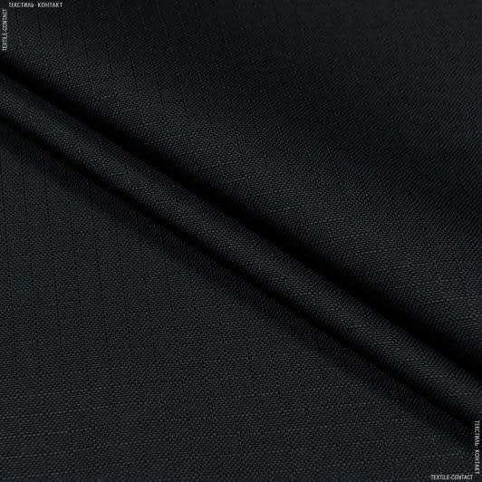 Ткани для чехлов на авто - Оксфорд-215 рип-стоп черный