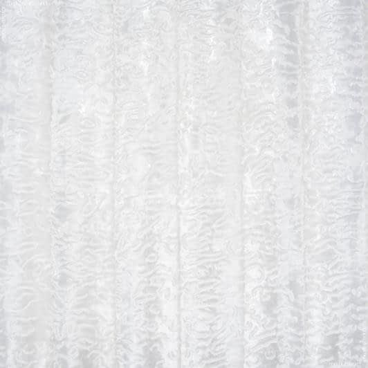 Тканини для верхнього одягу - Хутро штучне каракульча біле