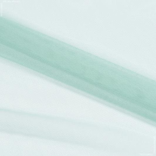 Ткани horeca - Тюль сетка Грек  цвет лазурь