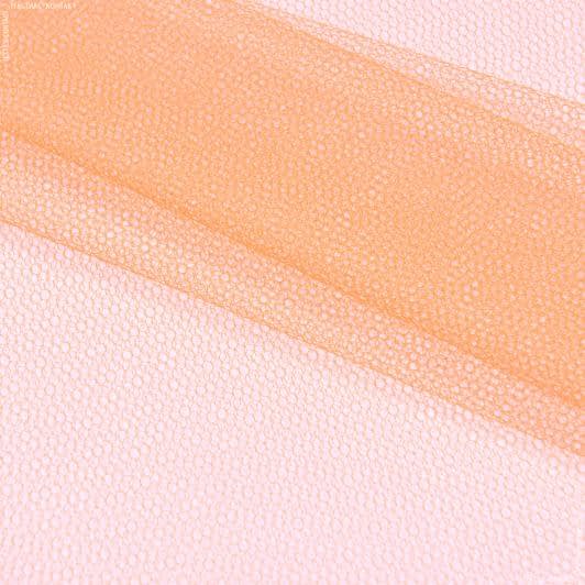 Ткани сетка - Фатин жесткий ярко-оранжевый