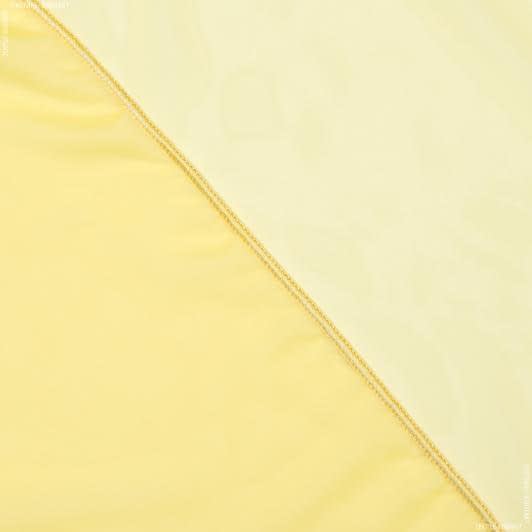 Ткани вуаль - Тюль Вуаль-Софти желтый с утяжелителем