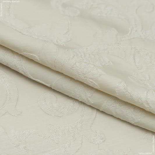 Ткани все ткани - Декоративная ткань Дрезден компаньон вязь,крем-брюле