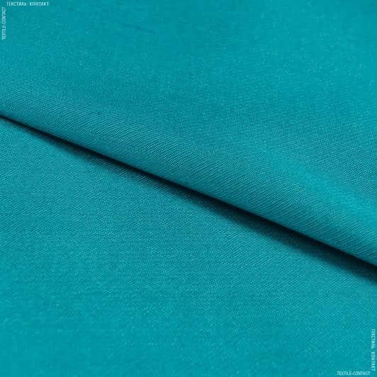 Ткани для блузок - Шелк чесуча бирюзовый