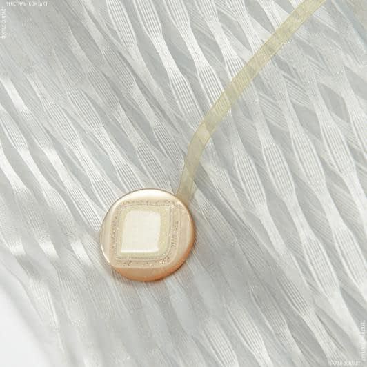 Ткани фурнитура для декора - Магнитный подхват Танго на тесьме золото, d 40 мм