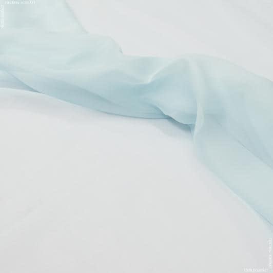 Ткани вуаль - Тюль вуаль цвет св. голубая бирюза