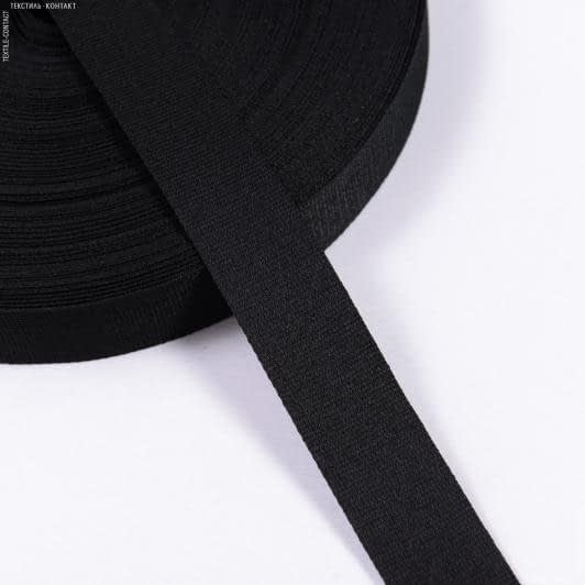 Ткани для военной формы - Тесьма / стропа ременная стандарт 30 мм черная