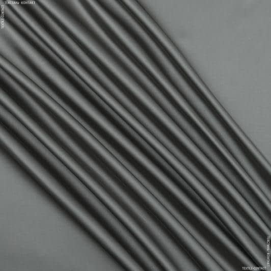 Ткани портьерные ткани - Декоративный сатин Браво т.серый