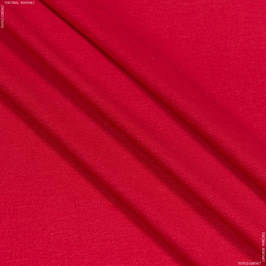 Ткани для блузок - Трикотаж вискозный тюрлю красный