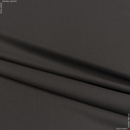 Тканини для шкільної форми - Костюмна полівіскоза стрейч сіро-коричнева