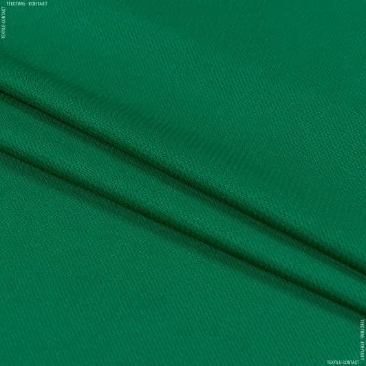 Ткани для юбок - Микро лакоста зеленая трава