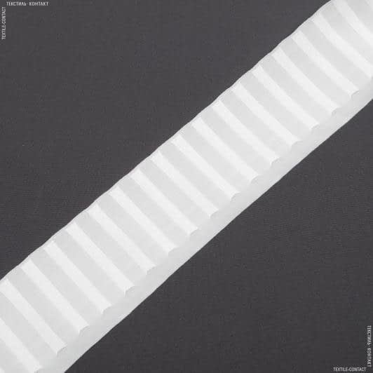 Ткани все ткани - Тесьма шторная для Металических крючков матовая 90мм ±0.5мм/100м