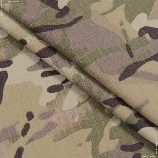 Ткани для военной формы - Рип-стоп 340-4-ТКЧ   камуфляжная мультикам