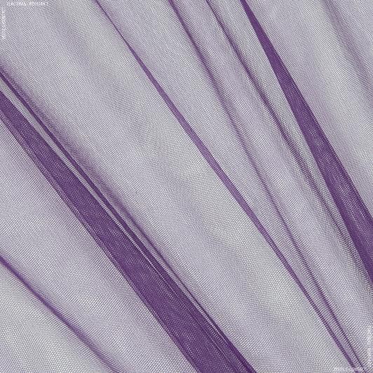 Ткани все ткани - Фатин мягкий фиолетово-бордовый