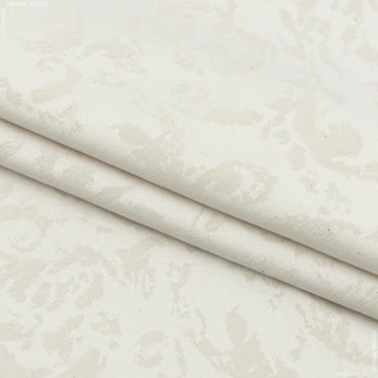Ткани для столового белья - Скатертная ткань жаккард Юно  цвет под натуральный