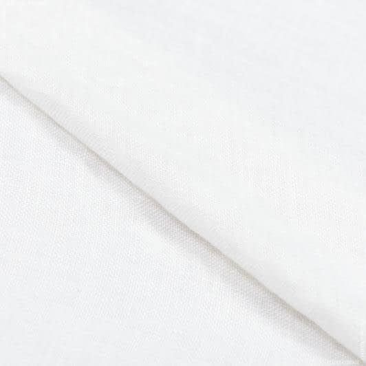Ткани для блузок - Лен марлевка светло-молочная