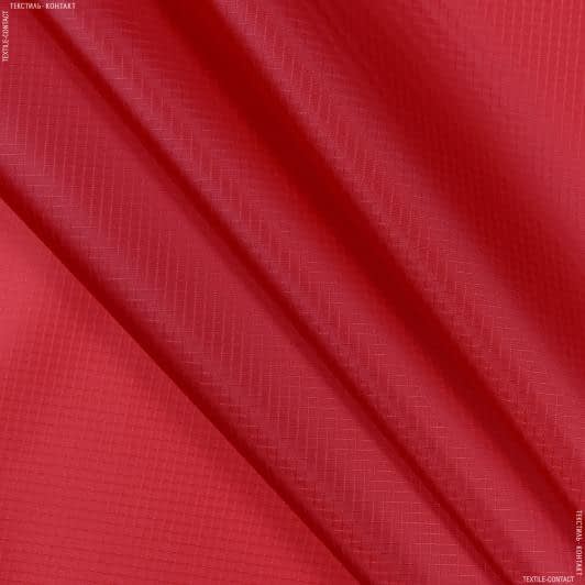 Ткани для одежды - Рип-стоп курточный красный