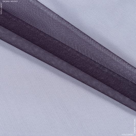 Ткани для блузок - Фатин серо-фиолетовый