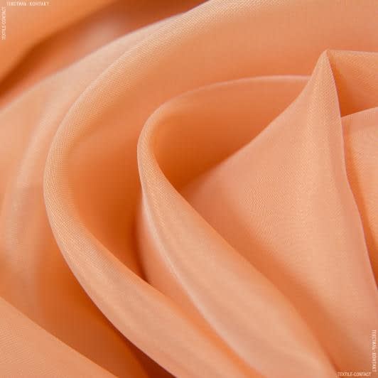 Ткани для декора - Тюль Вуаль-шелк цвет чайная роза с утяжелителем