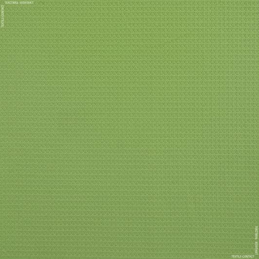 Ткани для юбок - Костюмный жаккард Квадро салатовый