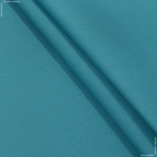 Ткани для римских штор - Декоративная ткань Арена т.голубая бирюза