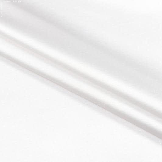 Ткани для блузок - Атлас шелк стрейч белый
