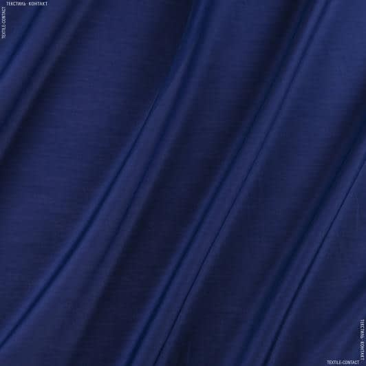 Ткани для сорочек и пижам - Батист-шелк синий