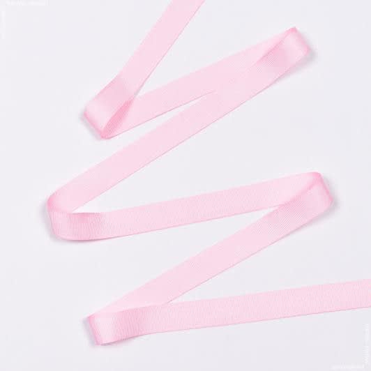 Ткани фурнитура для декора - Репсовая лента Грогрен  св.розовая 21 мм