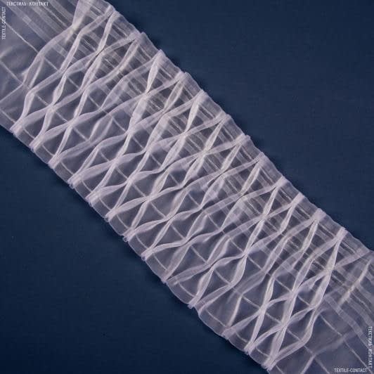 Ткани тесьма - Тесьма шторная Соты мелкие прозрачная КС-1:3 200мм±0.5мм/50м
