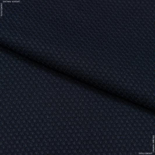 Ткани для брюк - Костюмная LINDA  темно-синяя