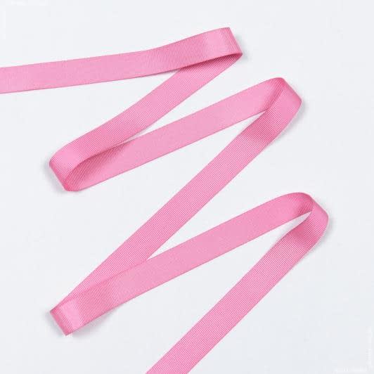 Ткани тесьма - Репсовая лента Грогрен  т.розовая 20 мм