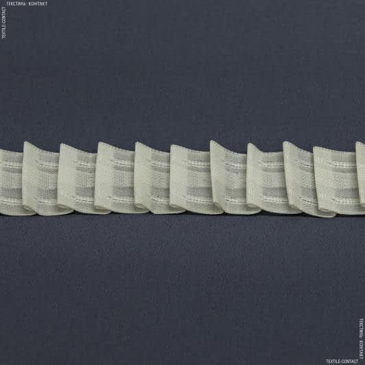 Ткани все ткани - Тесьма шторная Равномерная матовая КС-1:2 40мм±0.5мм /100м
