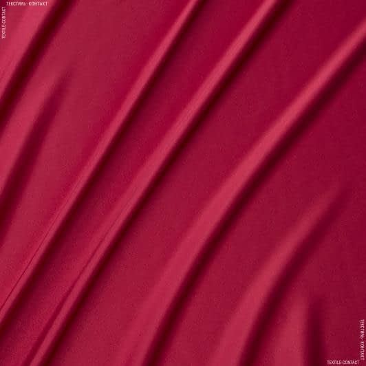 Ткани для сорочек и пижам - Атлас шелк стрейч красный