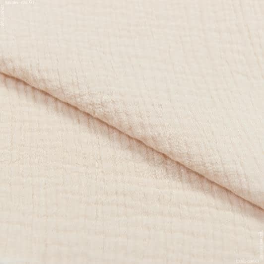 Ткани для пеленок - Плательный муслин светло-бежевый