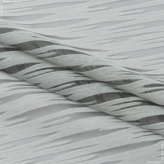 Ткани жаккард - Тюль жаккард Аризона серый с утяжелителем