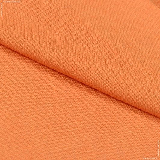 Ткани для слинга - Лен костюмный умягченный оранжевый