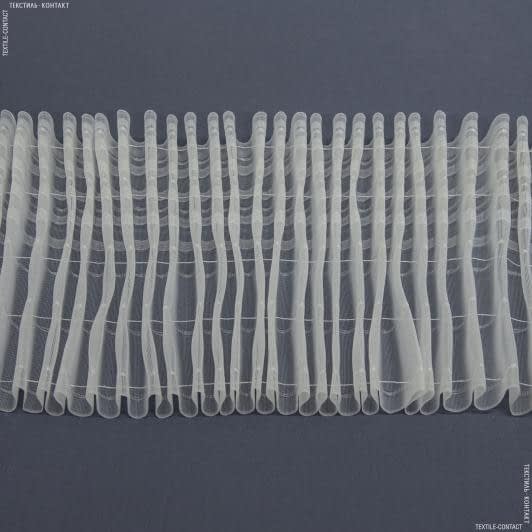 Ткани все ткани - Тесьма шторная Равномерная нефиксированная прозрачная 200мм±0.5мм/50м