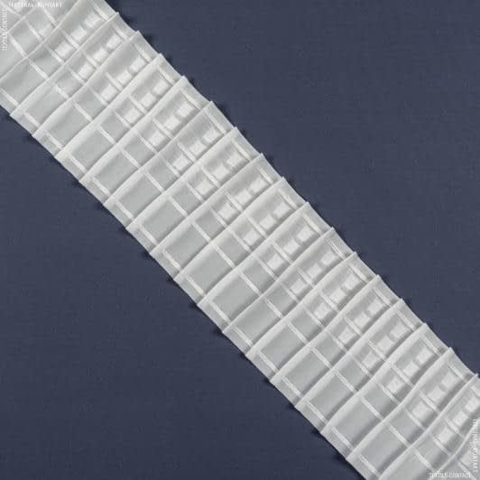 Ткани все ткани - Тесьма шторная Равномерная матовая КС-1:1.5 130мм±0.5мм/50м