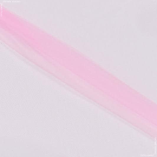 Ткани для рукоделия - Фатин мягкий розовый