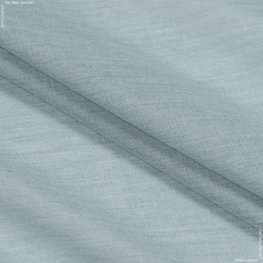 Ткани для декора - Тюль батист Эксен цвет голубая лазурь с утяжелителем