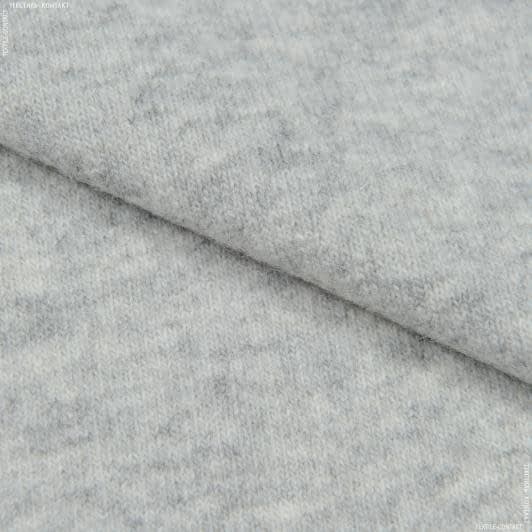 Ткани для юбок - Трикотаж ангора светло-серый меланж