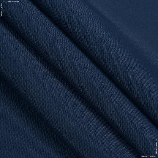 Ткани для тильд - Декоративная ткань Канзас т.синяя