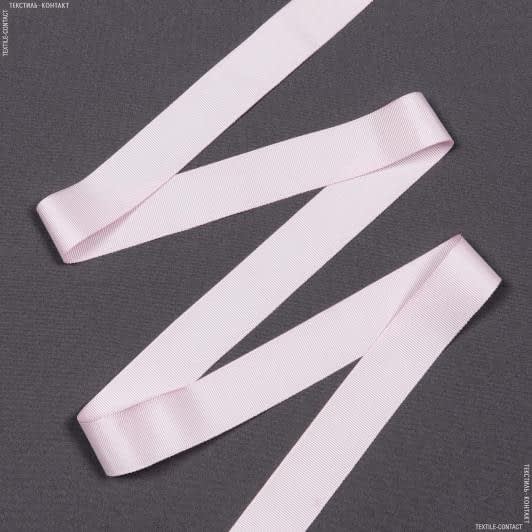 Ткани фурнитура для декора - Репсовая лента Грогрен  нежно-розовая 32 мм