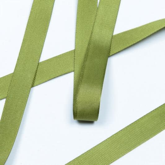 Ткани для декора - Репсовая лента Грогрен  цвет фисташковый 20 мм