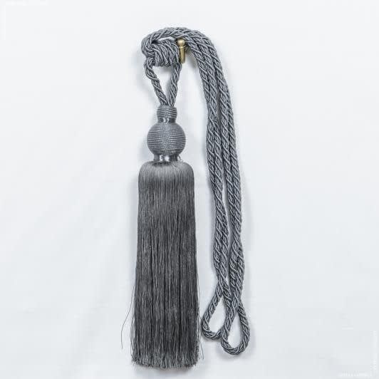 Ткани фурнитура для декора - Подхват для штор Дейзи т.серый 92 см (1шт)