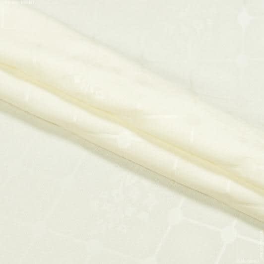 Ткани для матрасов - Микрофибра PAPYRUS ромбы молочная