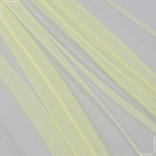 Тканини для бальних танців - Мікросітка Енжел колір лимонно-жовта