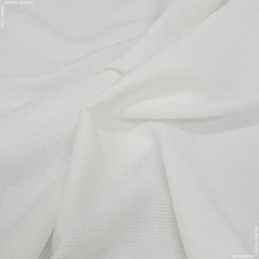 Ткани для римских штор - Декоративная ткань Чарли бело-молочный