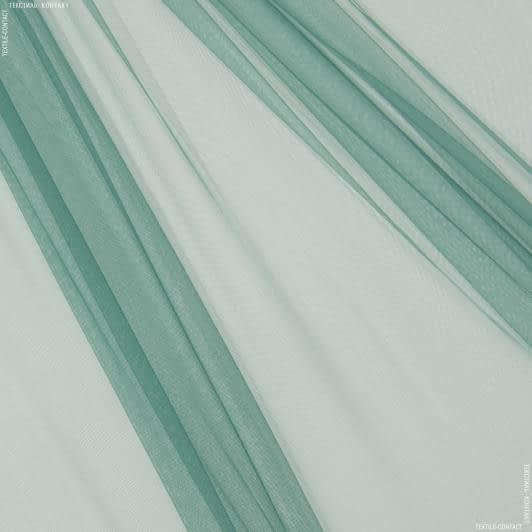 Ткани для декора - Микросетка Энжел цвет изумрудно-зеленый