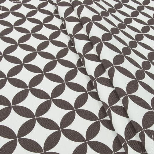 Ткани все ткани - Декоративная ткань Арена Аквамарин т.коричневая