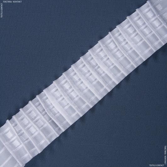 Ткани все ткани - Тесьма шторная Равномерная матовая КС-1:2 80мм±0.5мм/100м